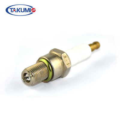 ชิ้นส่วนเครื่องจักรเครื่องยนต์ Universal Generator Spark Plug 2 Stroke M14 * 1.25