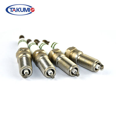 อิเล็กโทรดจุดระเบิดชิ้นส่วนรถยนต์หัวเทียนวัสดุเหล็ก OE No. PFR6G สำหรับ Audi