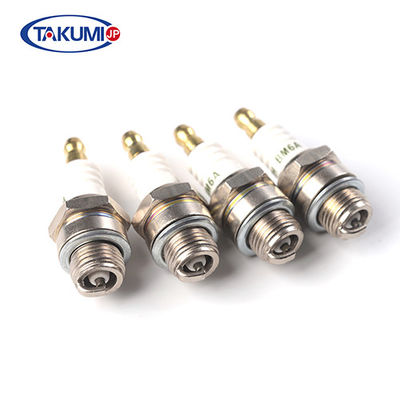 หัวเทียนรถจักรยานยนต์โลหะผสมนิกเกิลอิเล็กโทรดสำหรับ Bosch Y5DDC / Denso VXU22 / NGK stk 6046