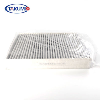 4 ตัวกรองห้องโดยสารรถรองชนะเลิศความหนา 29 มม. ไฟเบอร์สีขาวพร้อม Gule Fit Corolla Camary