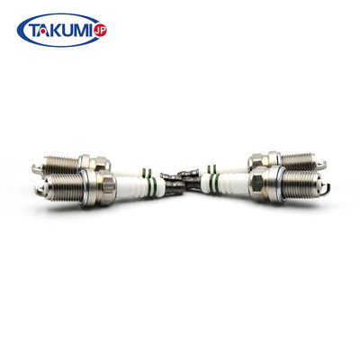 อิริเดียมอิเล็กโทรดชิ้นส่วนยานยนต์หัวเทียน NGK IKR6G11 Isostatic Pressing Ceramic